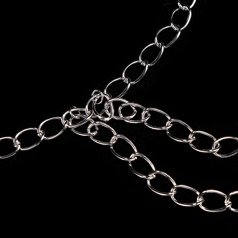 SEXY WAIST CHAIN MULTI-LAYER METAL BODY CHAIN