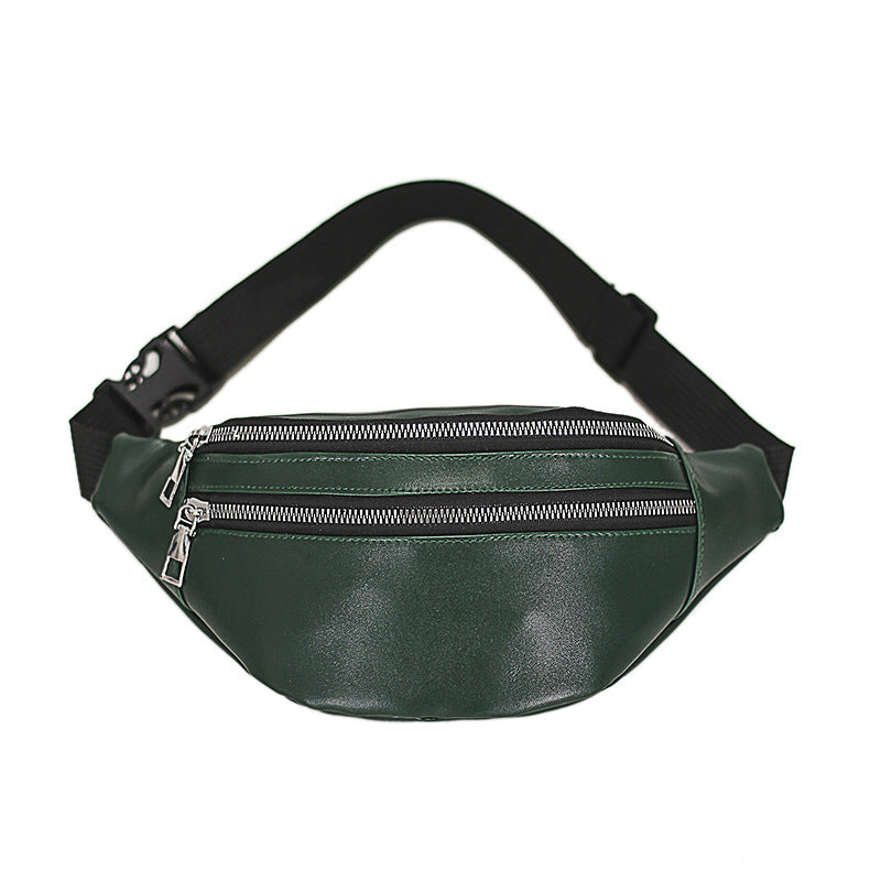 Urban Nomad Dumpling-Style PU Leather Fanny Pack