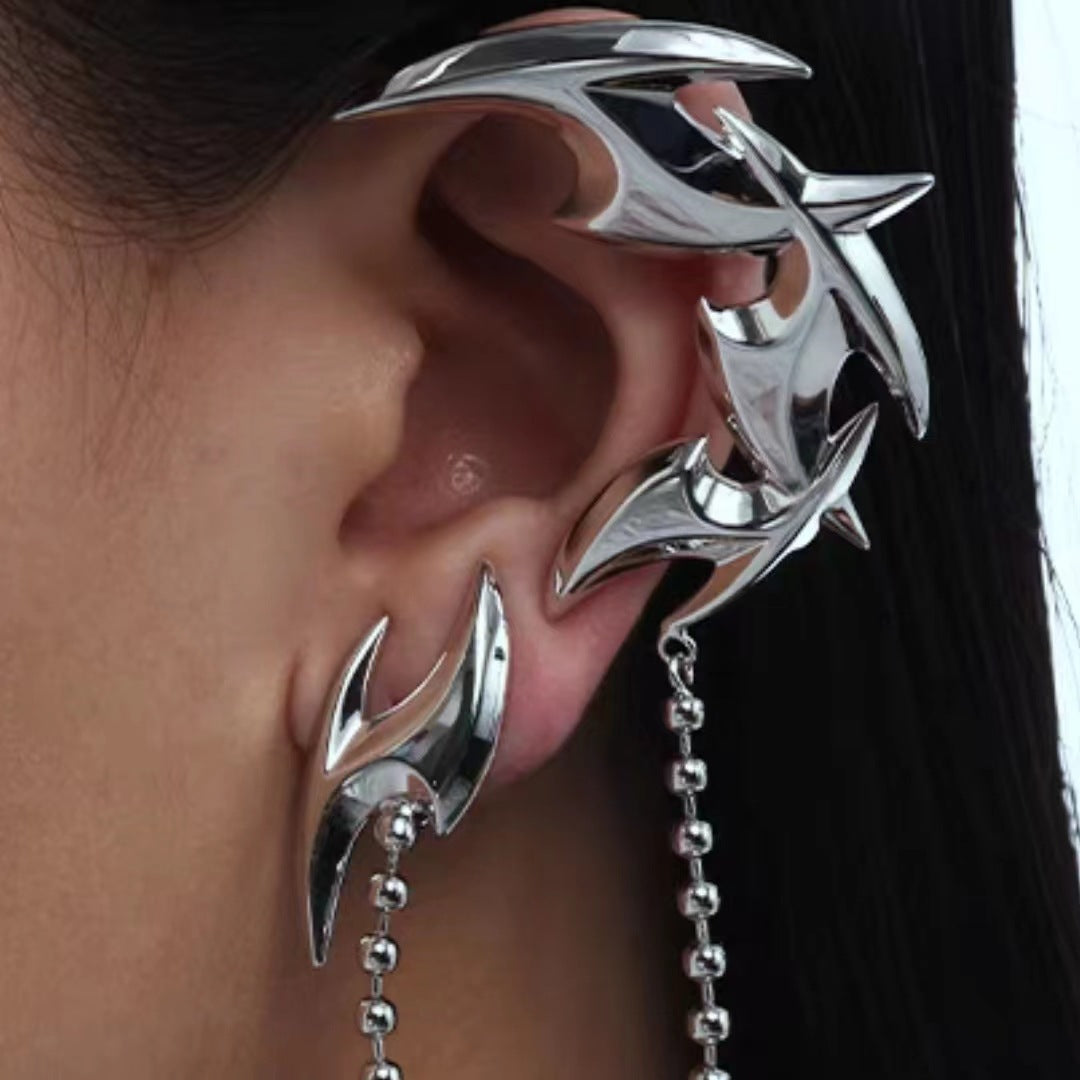 STEAMPUNK INDUSTRIAL EAR CLIPS