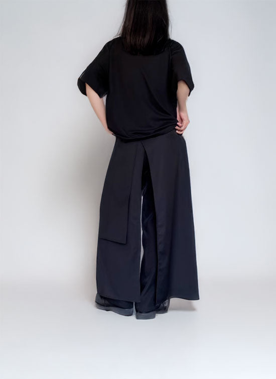 Multi Layered Irregular Large Skirt Cape