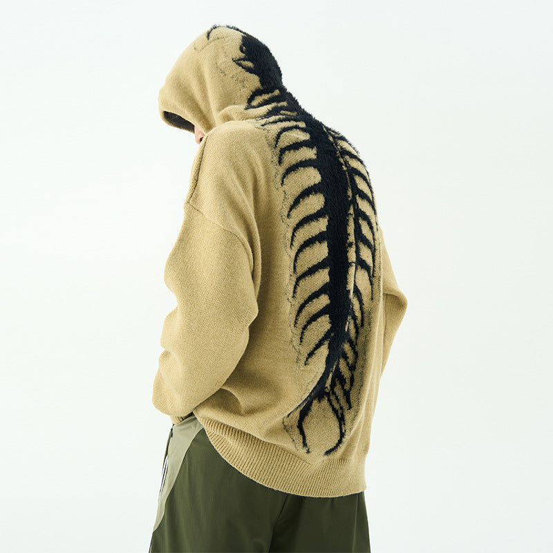 Goth's Loose Fit Jacquard Sweater