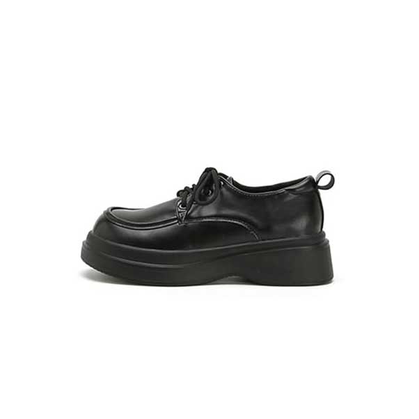 Thick-heeled dress shoes