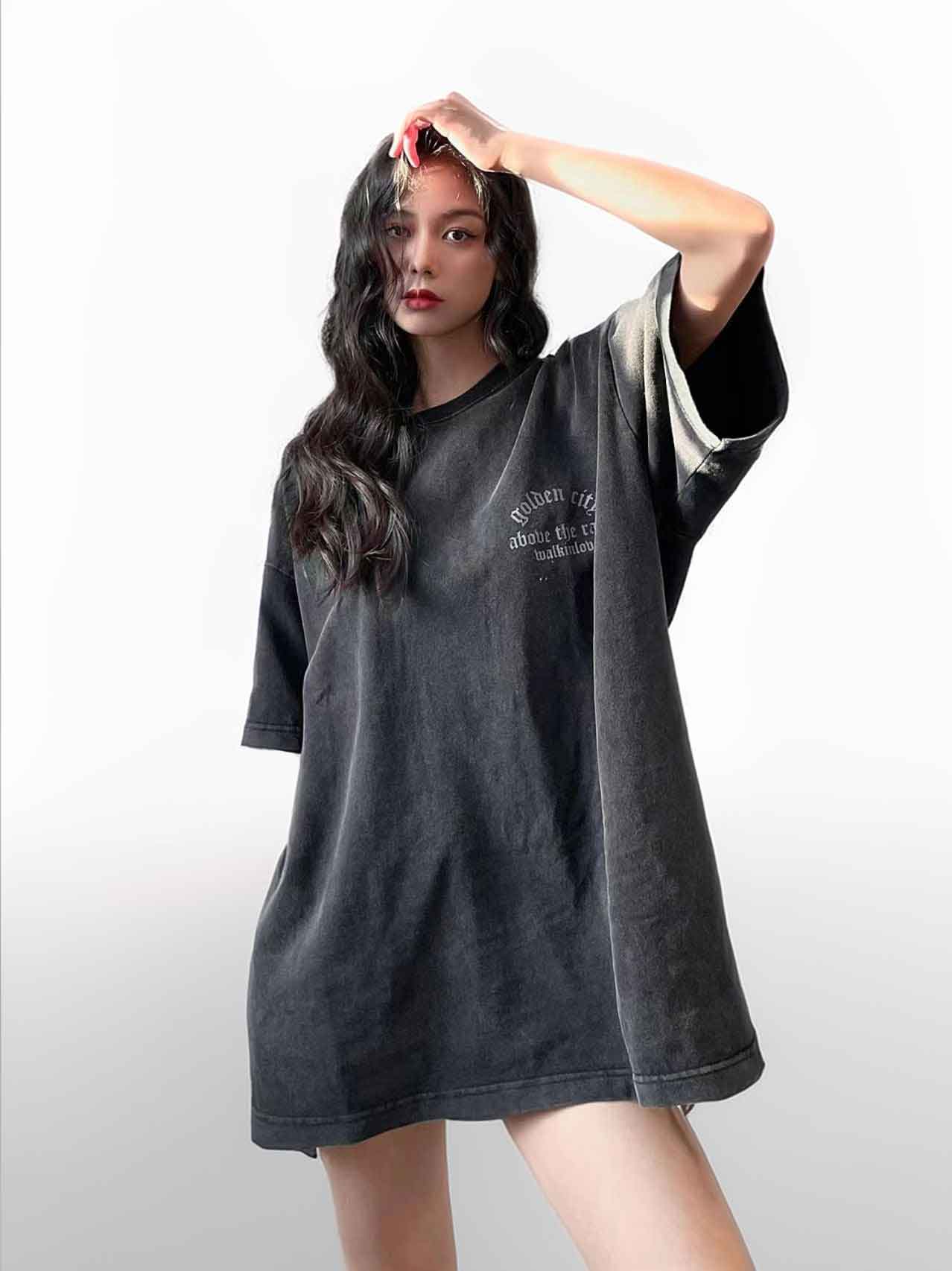 Vintage Washed Black Loose Fit