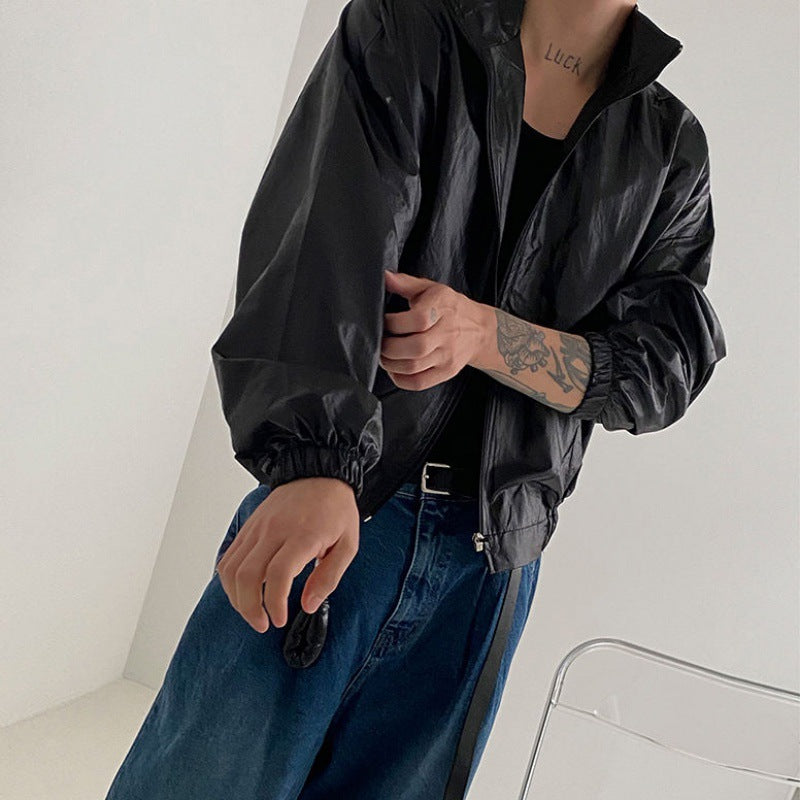 Urban loose-fit bomber jacket