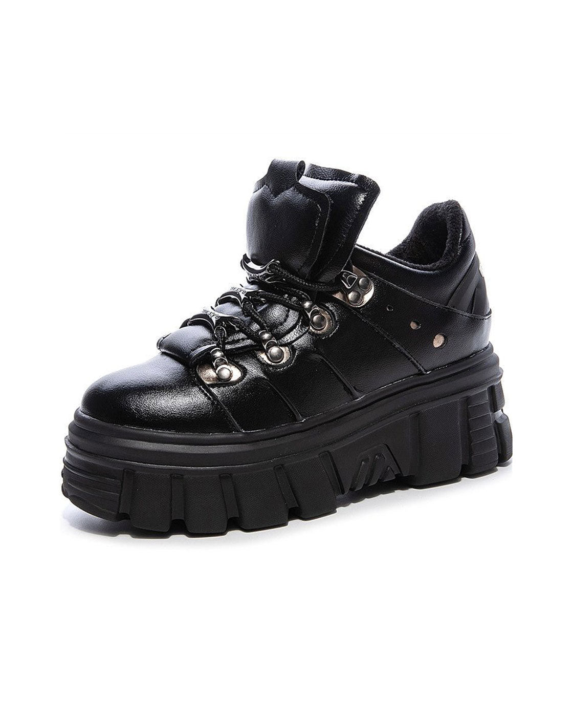 BIG ROUNDED TOE PLATFORM SHOES - Synesthetic