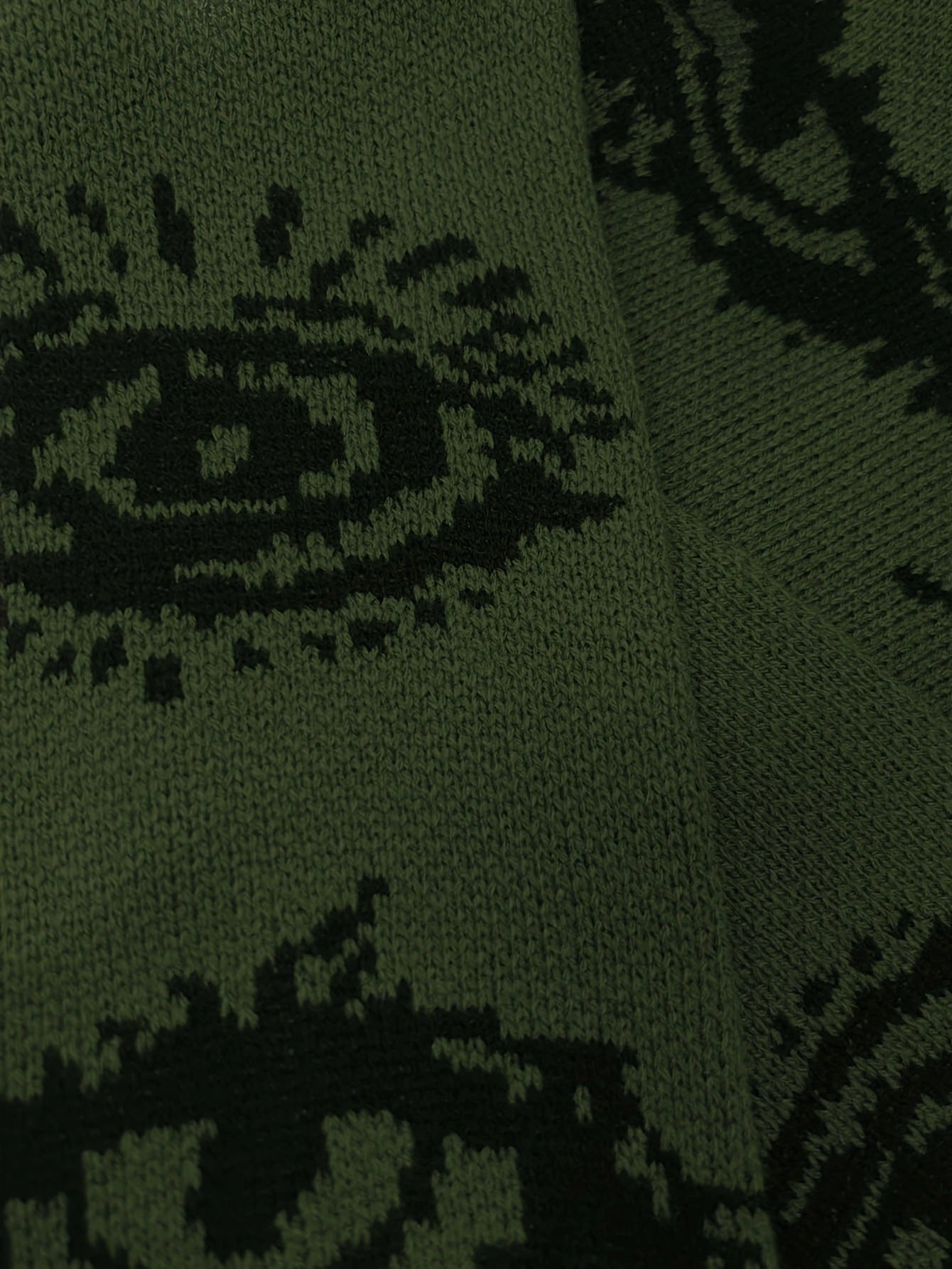 Vintage Oversize "Eyes of Providence" Y2K Knitted Sweater