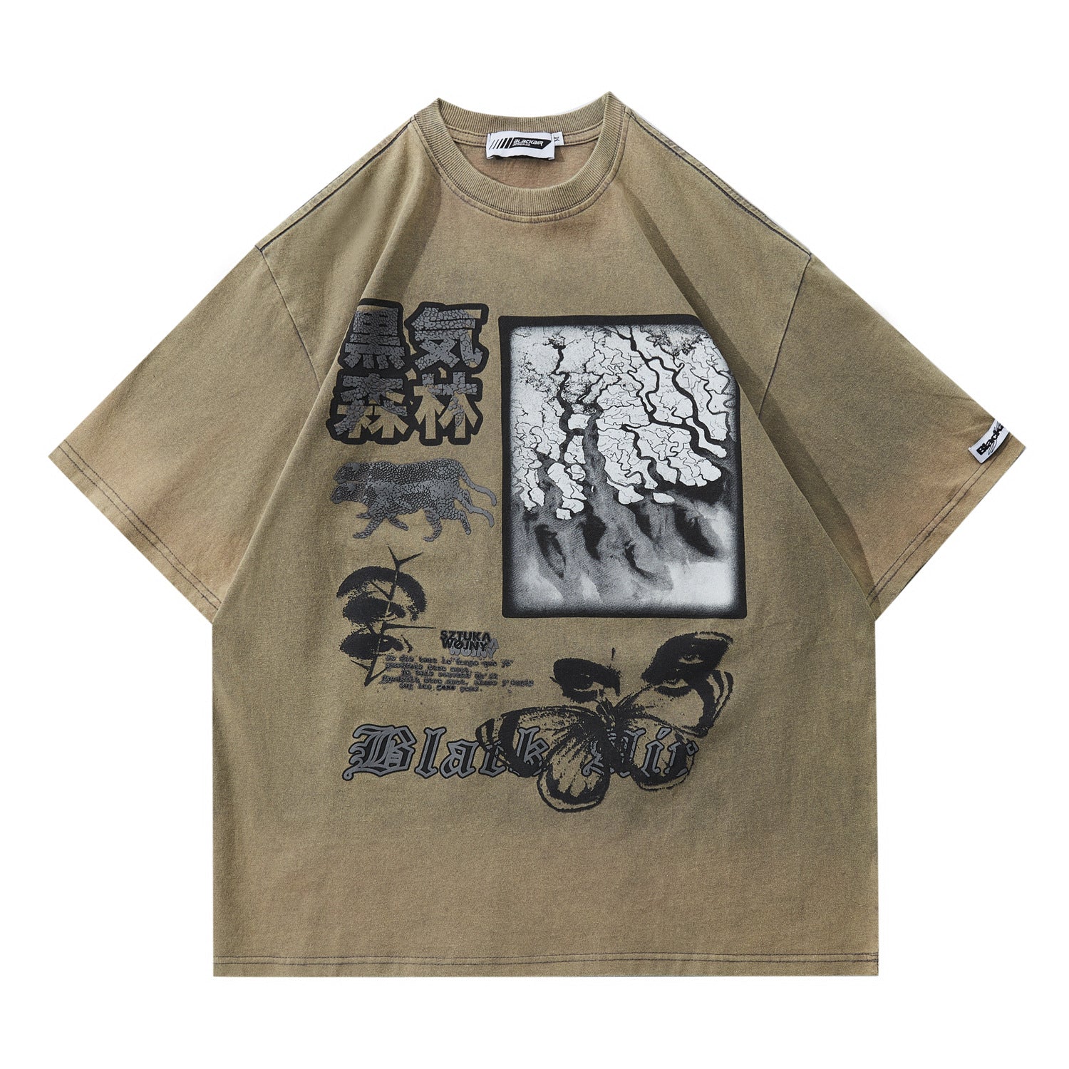 CULTURAL MOSAIC COTTON GRAPHIC TEE - Synesthetic