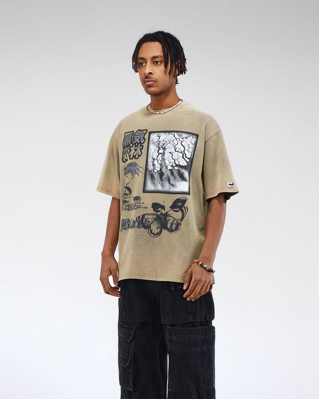 CULTURAL MOSAIC COTTON GRAPHIC TEE - Synesthetic
