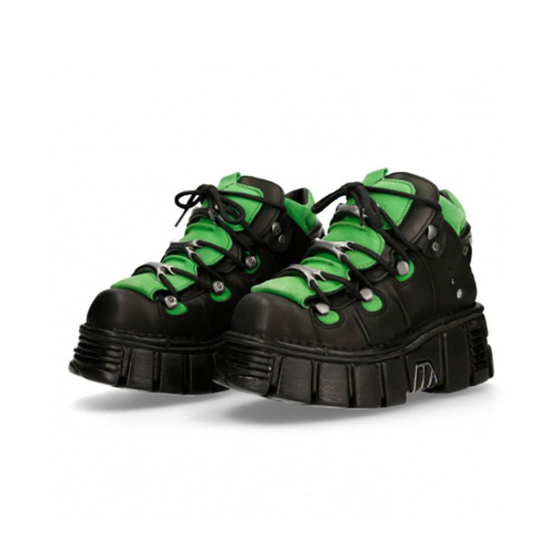 DARK PUNK RAISE THE BOTTOM HIGH - TOP SHOES - Synesthetic