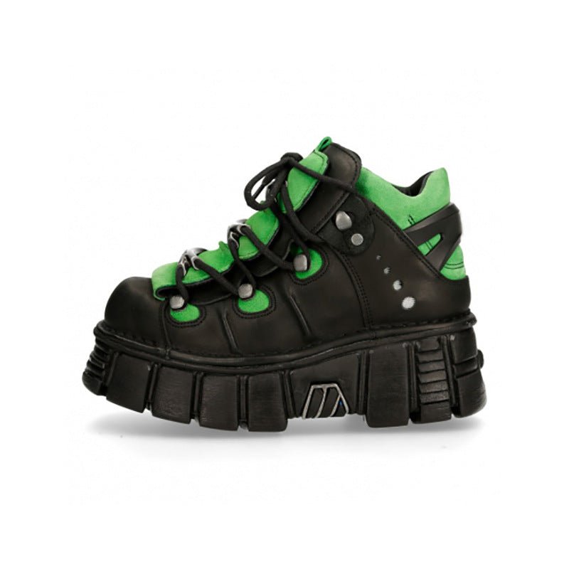 DARK PUNK RAISE THE BOTTOM HIGH - TOP SHOES - Synesthetic