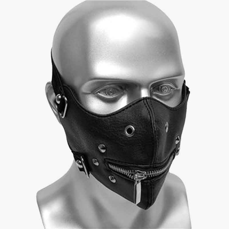 PENTAGRAM LEATHER MASK