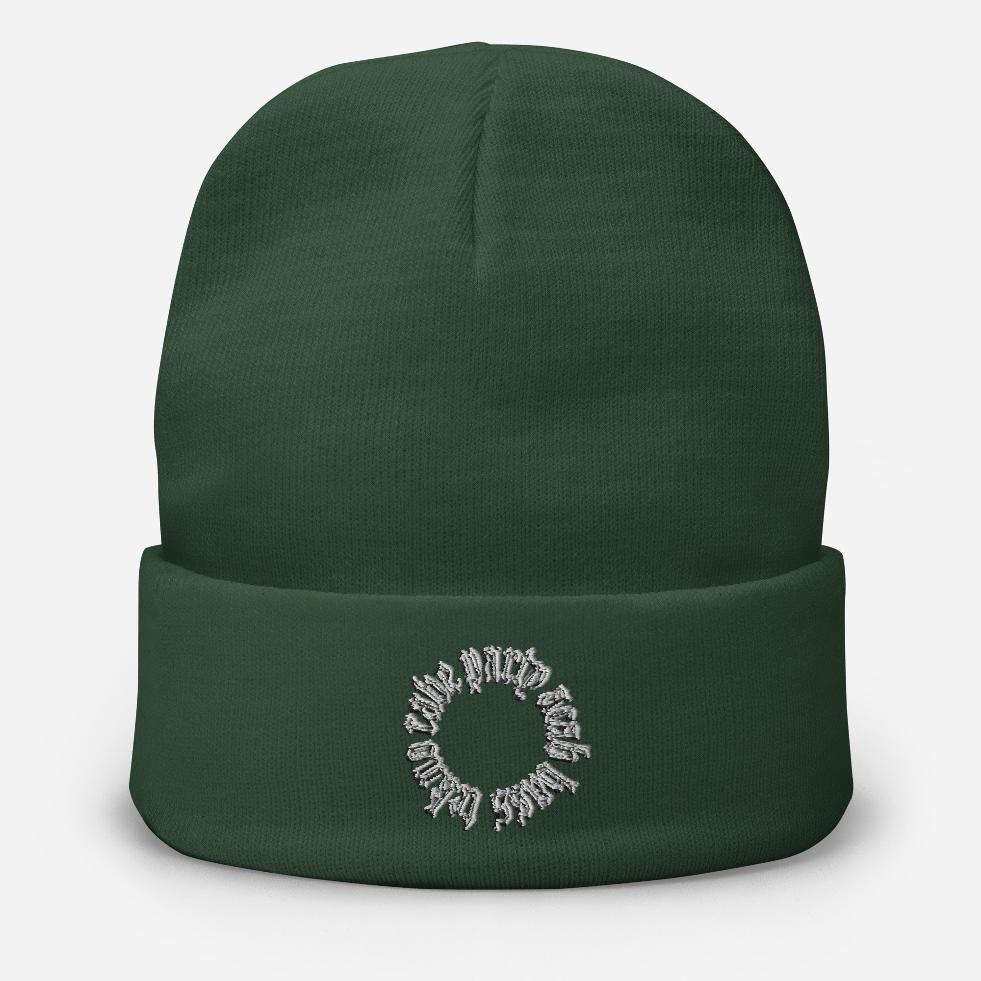 Pray for Rave Embroidered Beanie