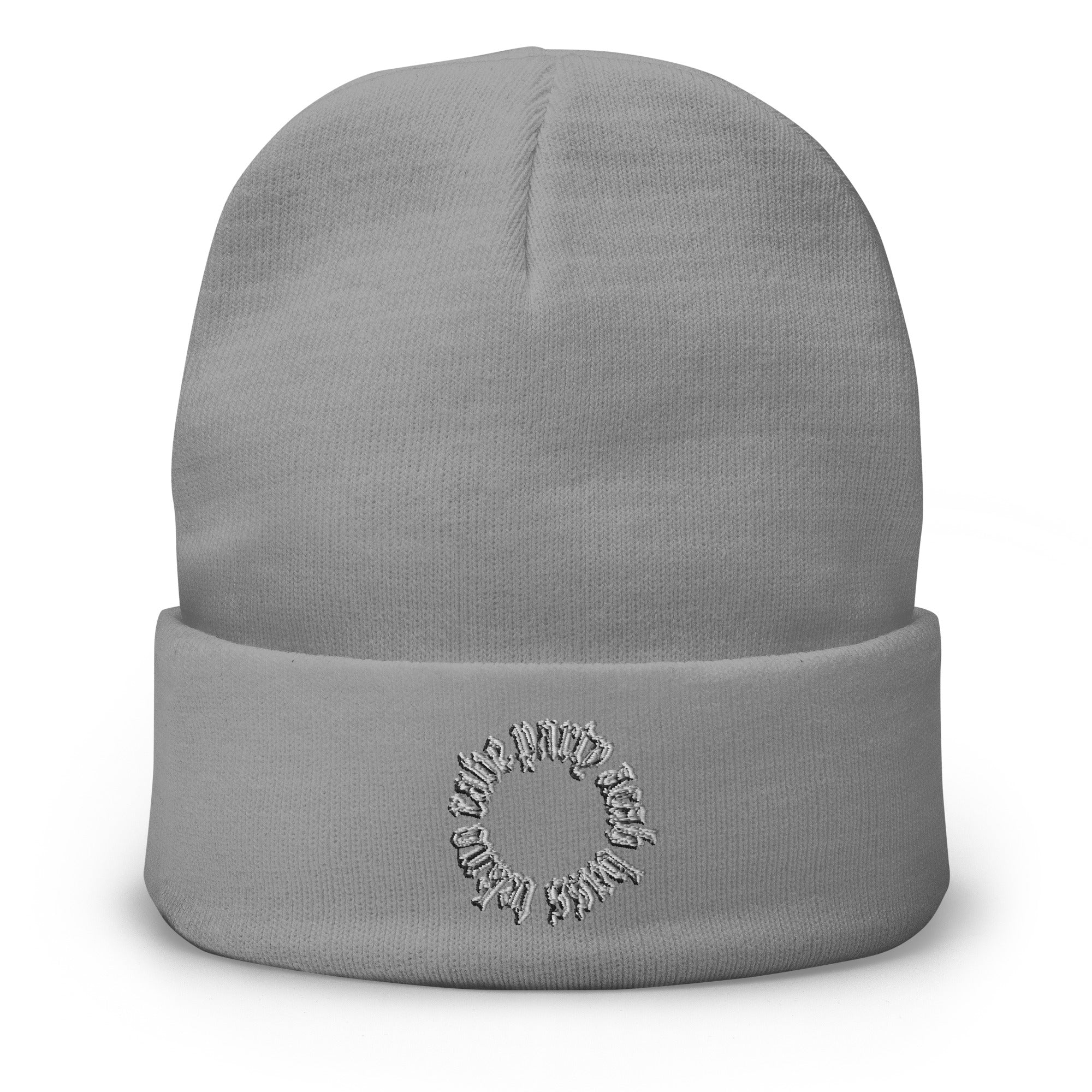 Pray for Rave Embroidered Beanie