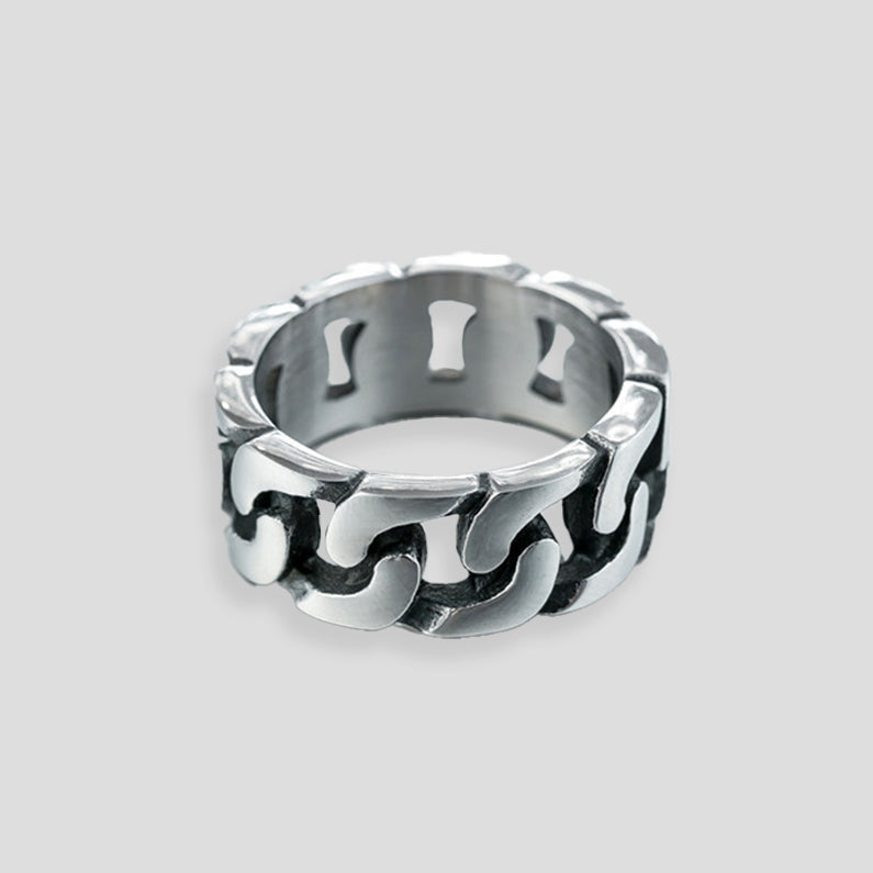 BAGUE DE CHAÎNE EN MÉTAL