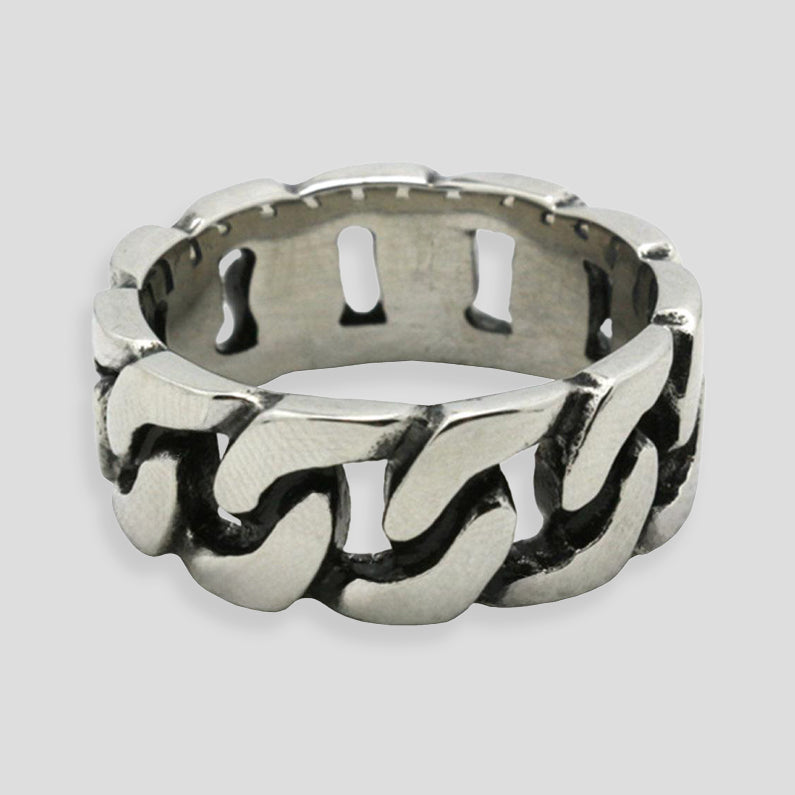 BAGUE DE CHAÎNE EN MÉTAL