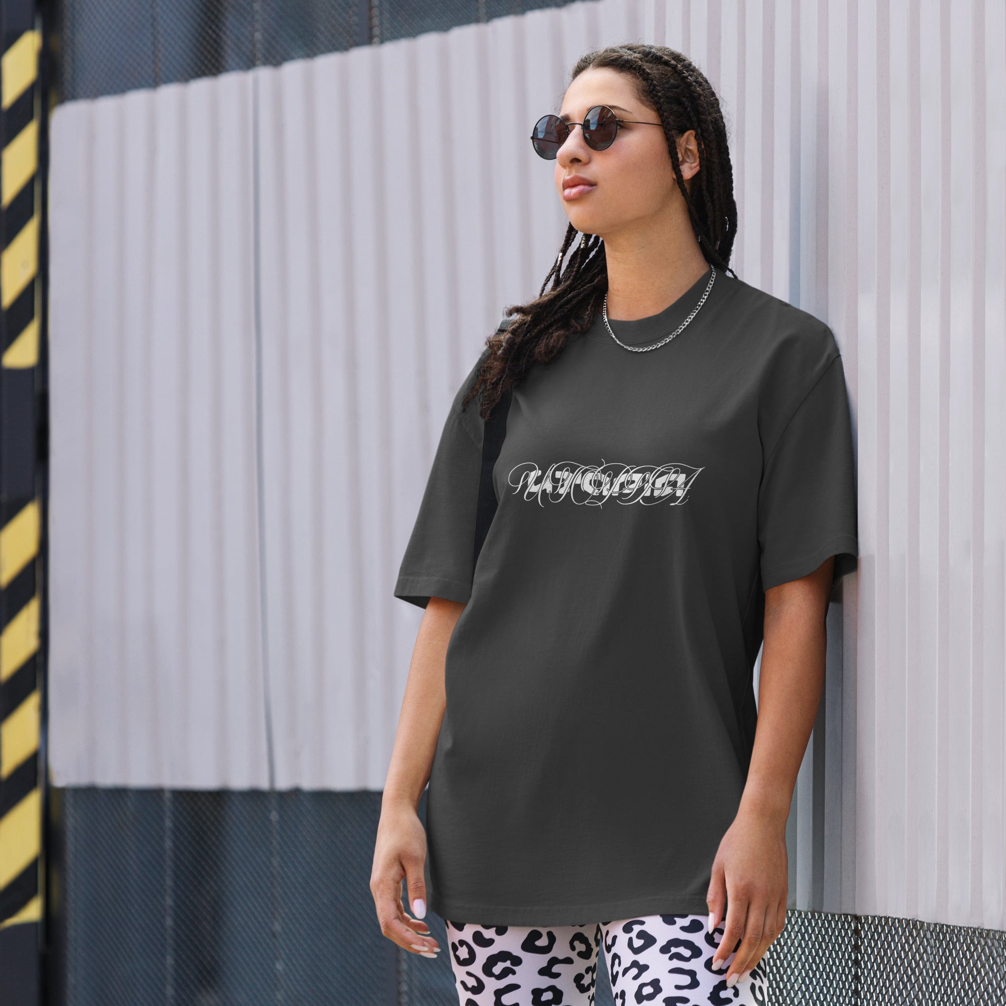 Utopia Oversized faded t-shirt