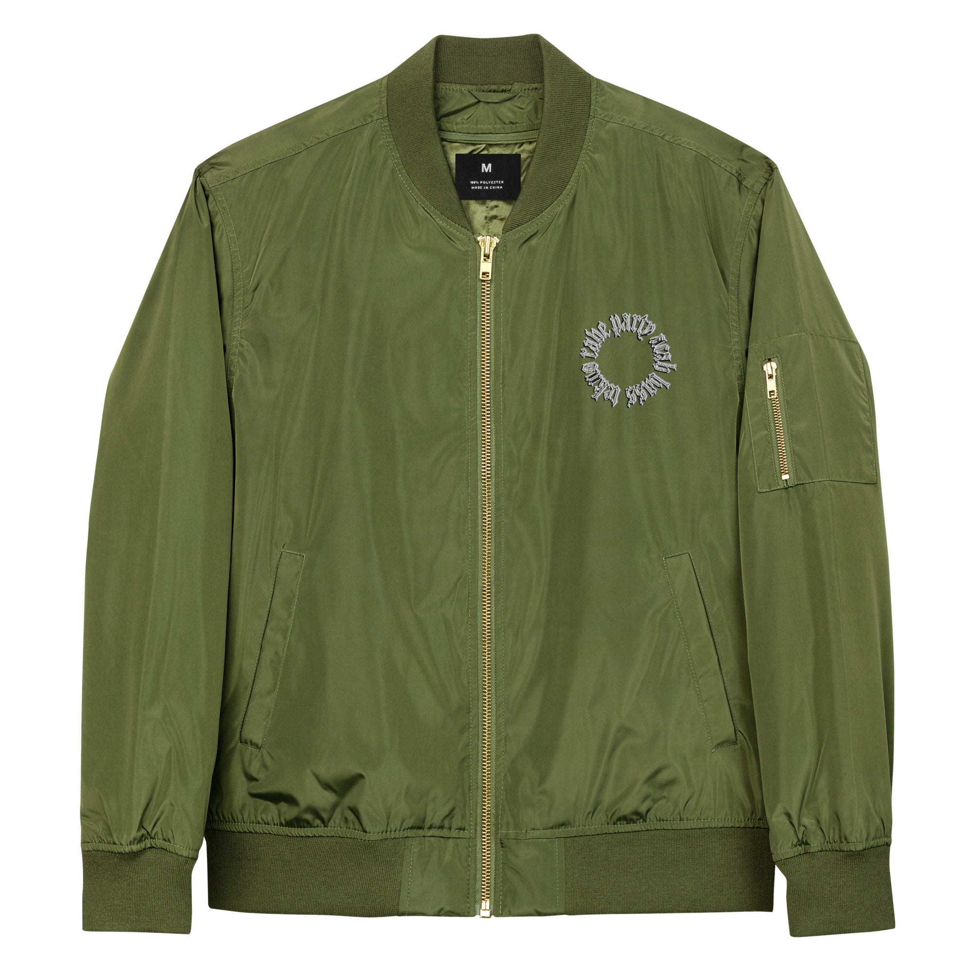 Pray for rave Premium recycled bomber jacket