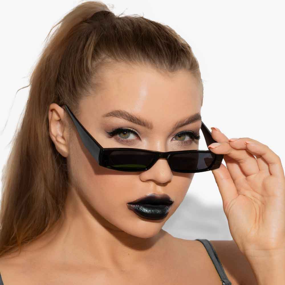 Retro Frame Square Sunglasses