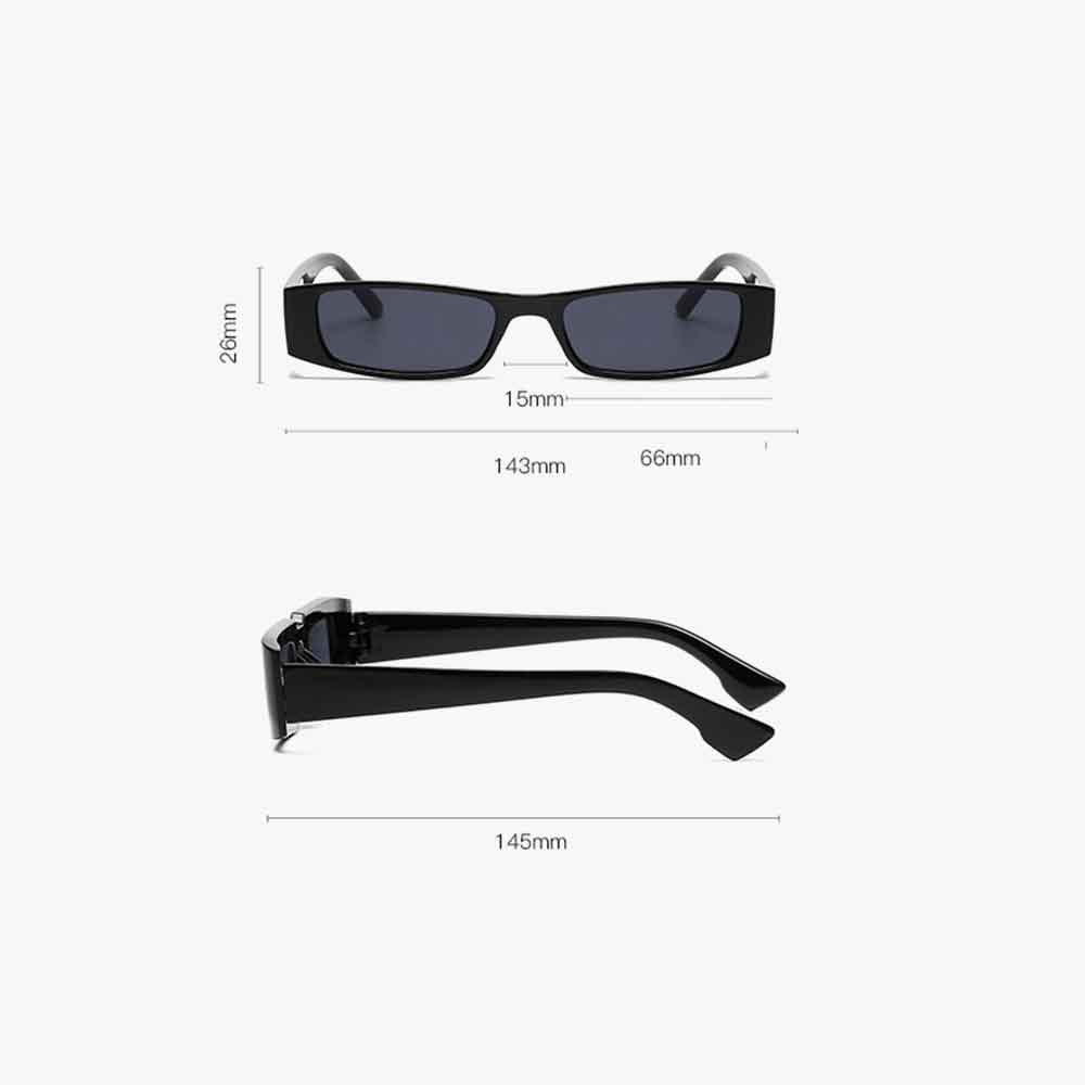 Retro Frame Square Sunglasses