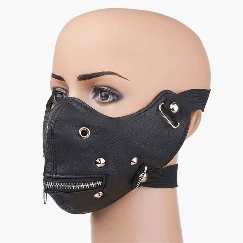 PENTAGRAM LEATHER MASK