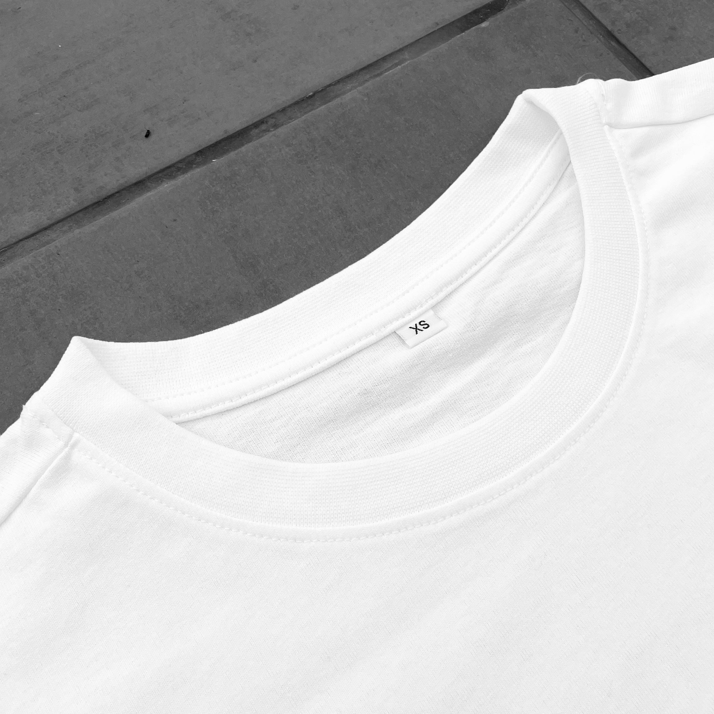 EXONYM “LABEL” OVERSIZED WHITE TEE