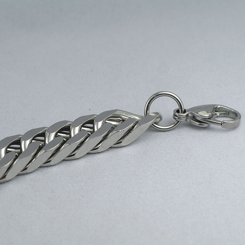 ELEGANT TITANIUM STEEL WAVE BRACELET