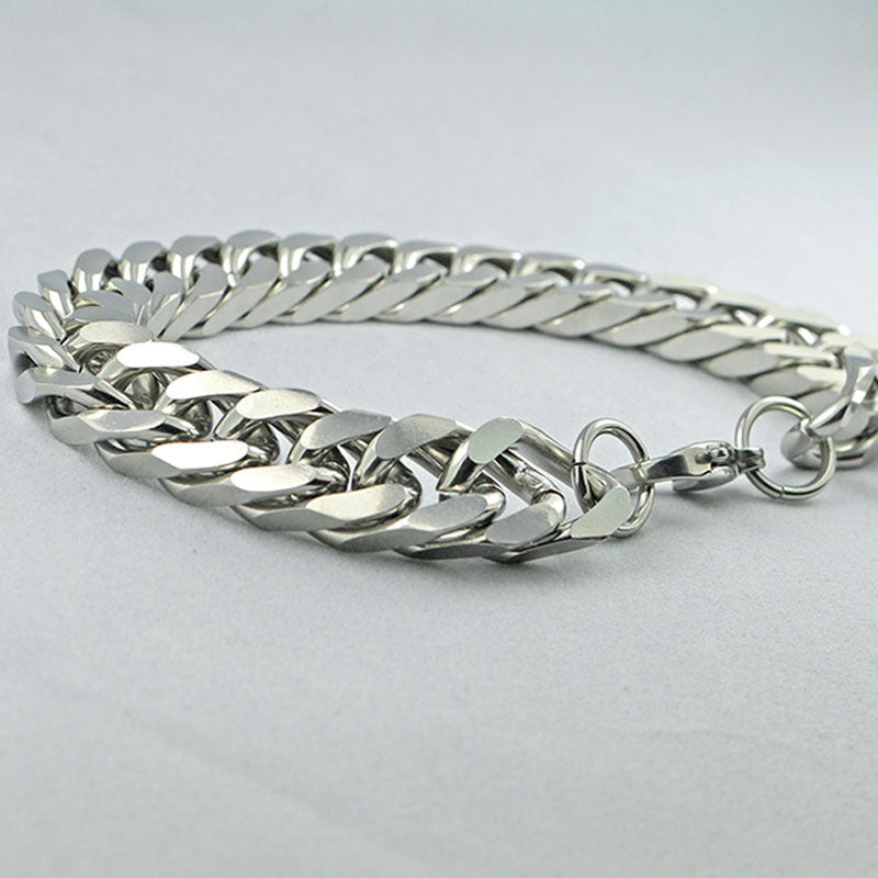 ELEGANT TITANIUM STEEL WAVE BRACELET