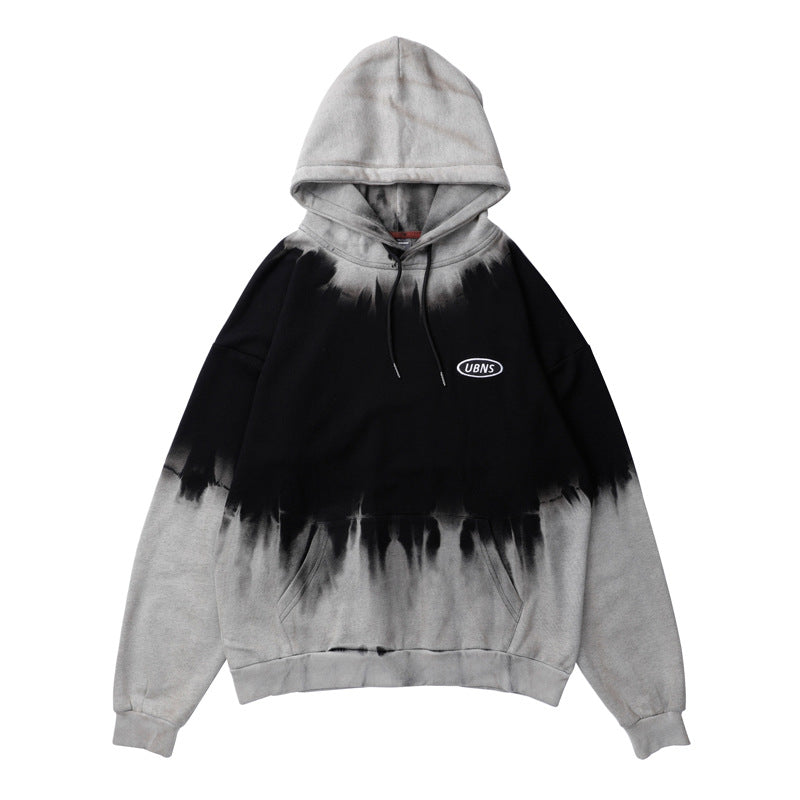 Diablo Gradient Tie-Dye Hoodie - Black 2XL
