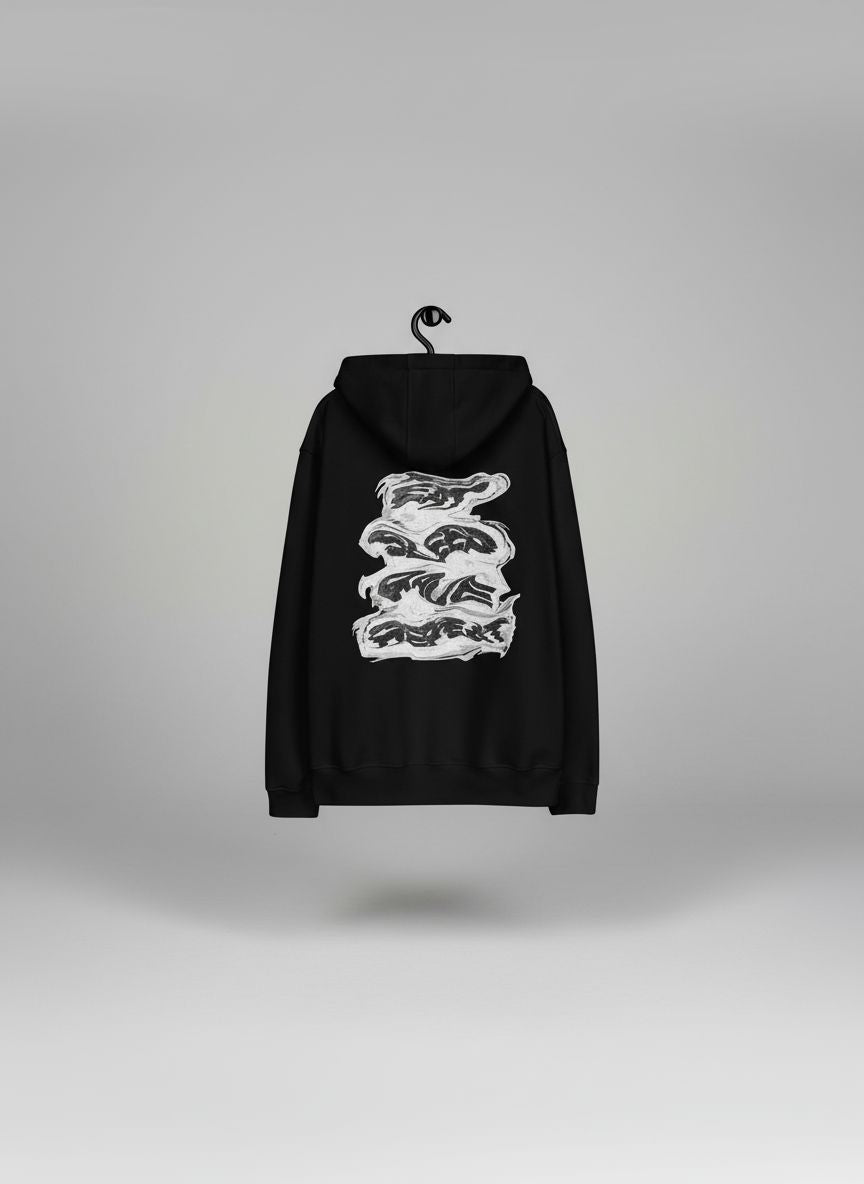 EAT SLEEP RAVE REPEAT BLACK UNISEX HOODIE