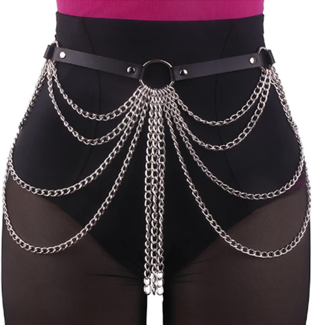 HARNAIS DE CORPS EN CUIR GOTHIQUE