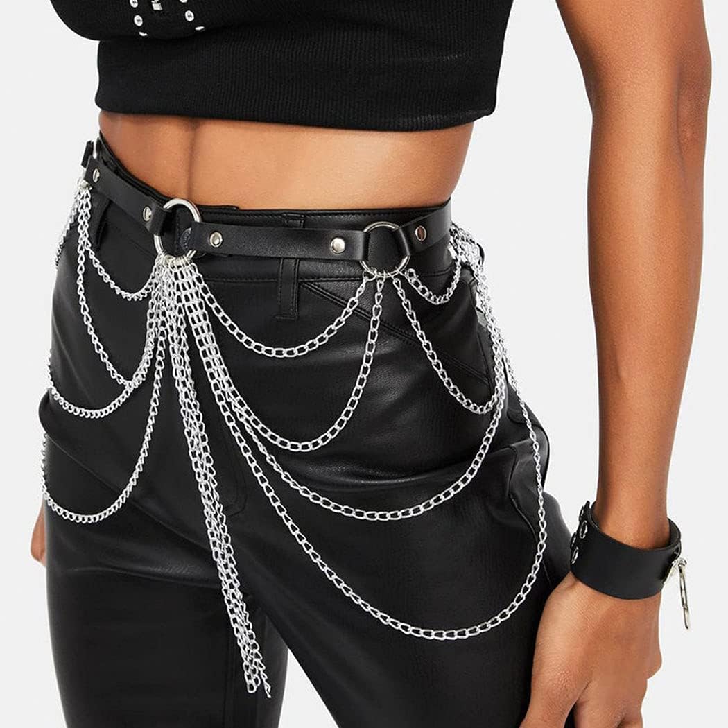 GOTH LEATHER BODY HARNESS