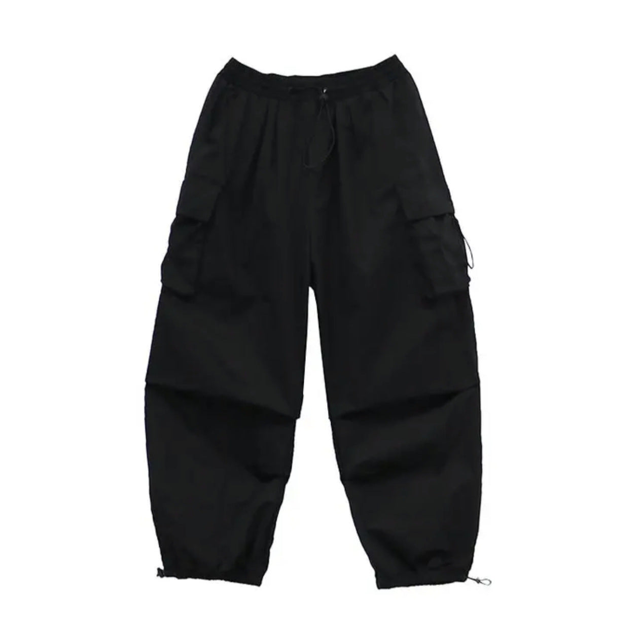 Loose Straight Cargo Trousers