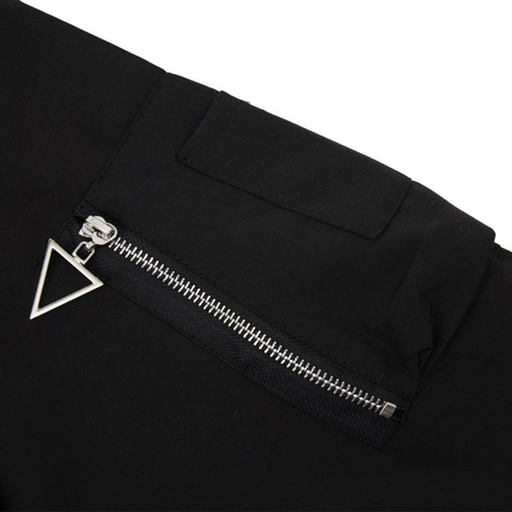 Cross Patch Flight Jacket - Black M