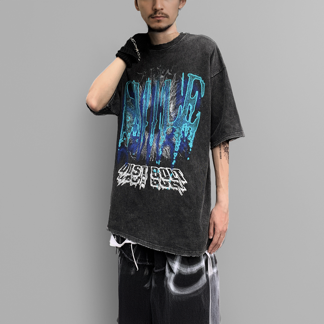 ABSTRACT GRAFFITI COTTON TEE