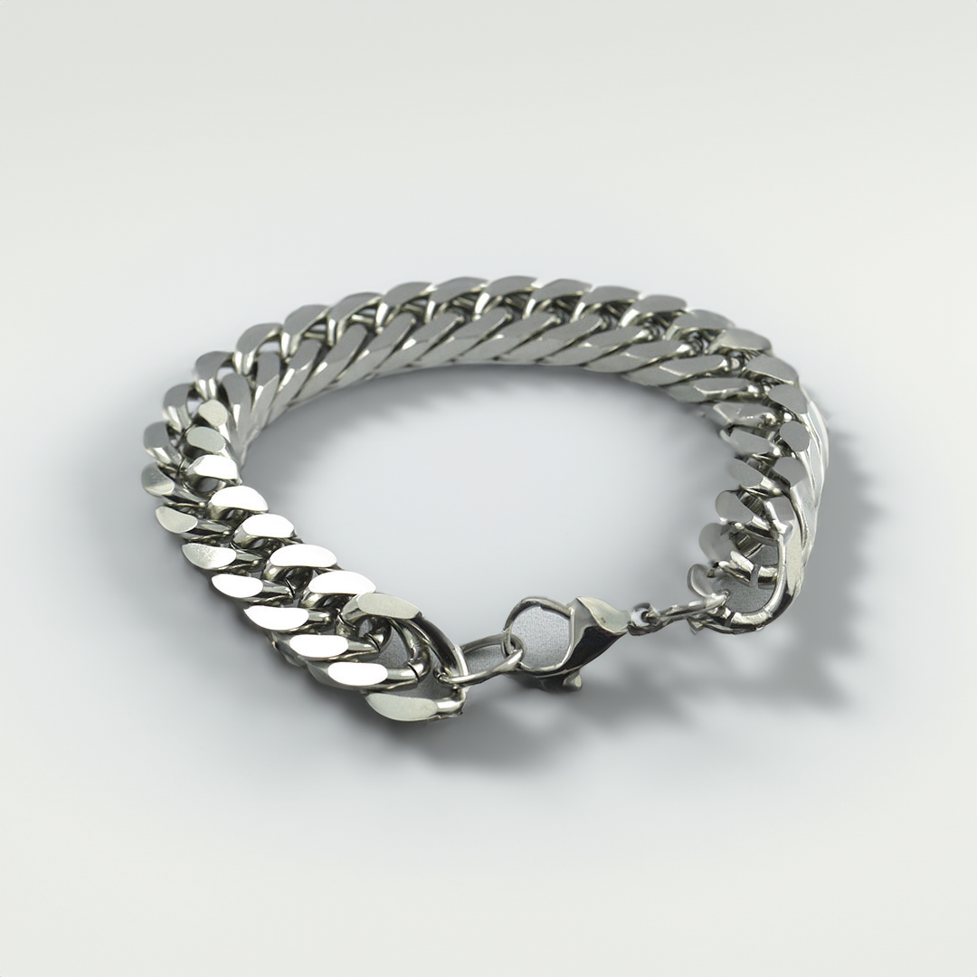 ELEGANT TITANIUM STEEL WAVE BRACELET