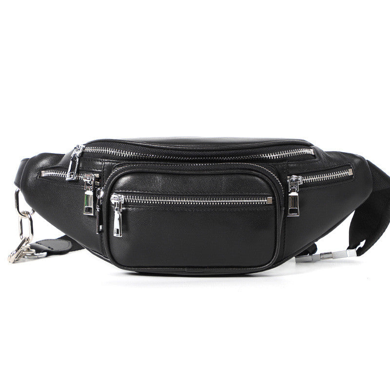 Night Wanderer Leather Waist Bag