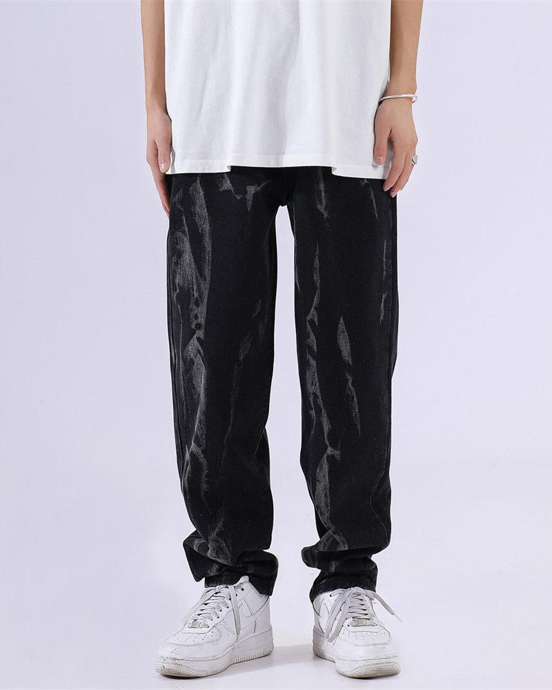 Paint Splash-ink Loose Trousers