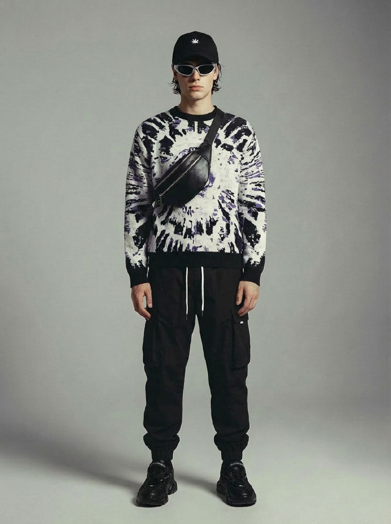 Modern Streetwear Black Casual Cargo Pants