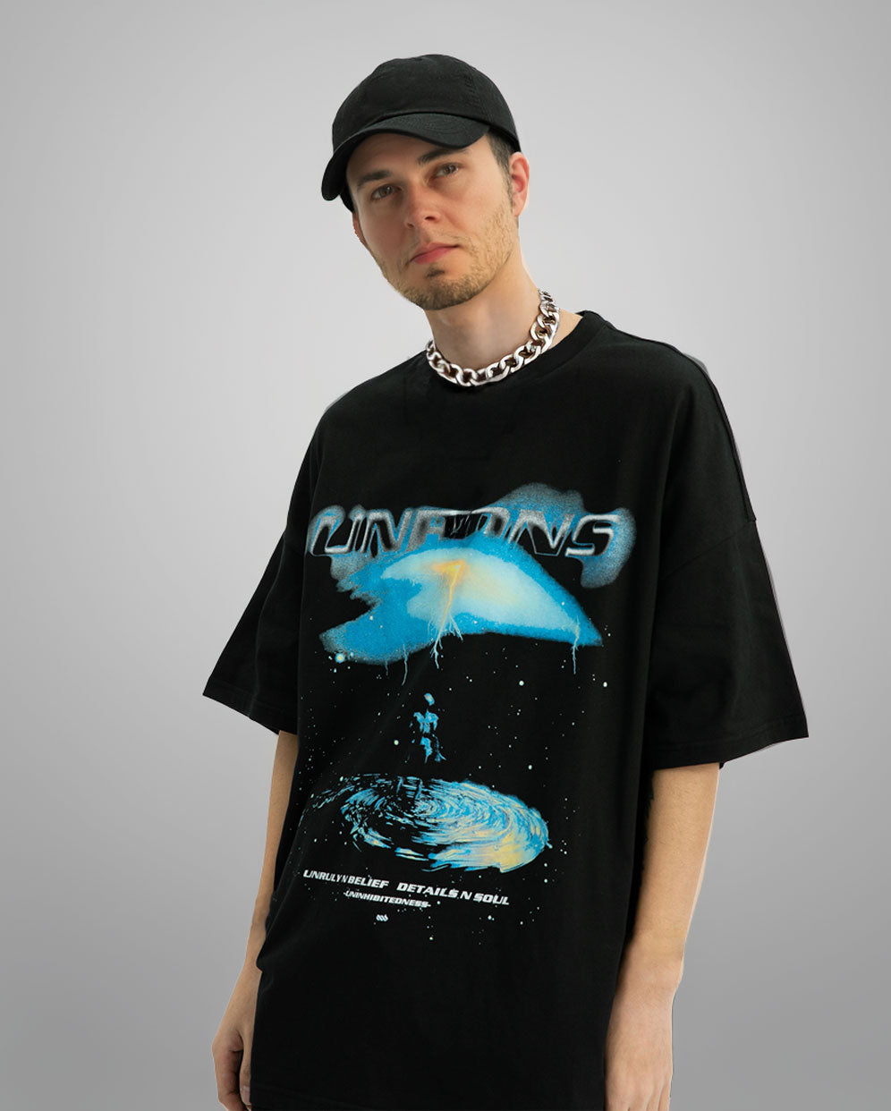 Uninhibitedness Distressed Short-sleeved T-shirt