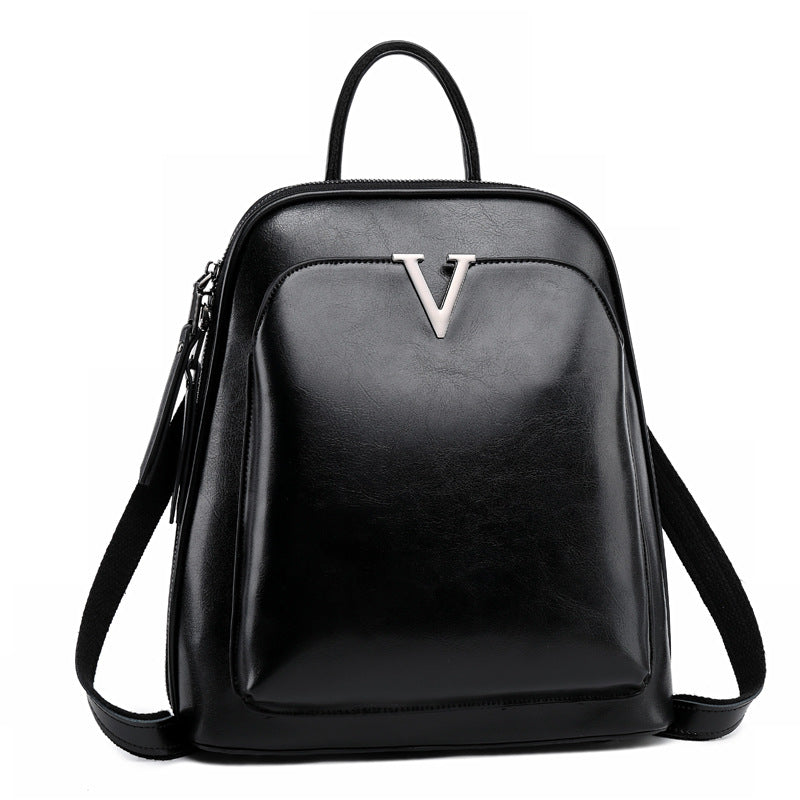 VINTAGE ELEGANCE LEATHER BACKPACK