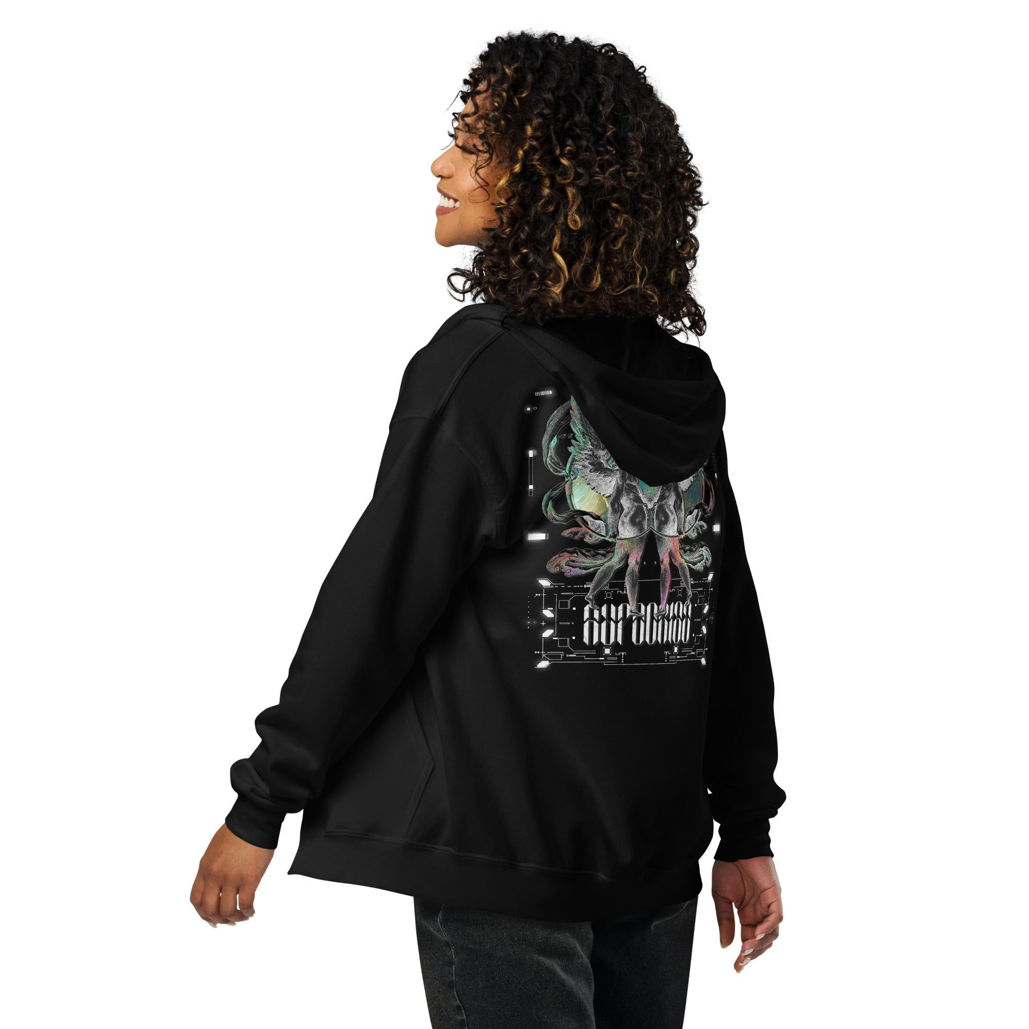 ANGELS BLOOD Unisex heavy blend zip hoodie - Synesthetic