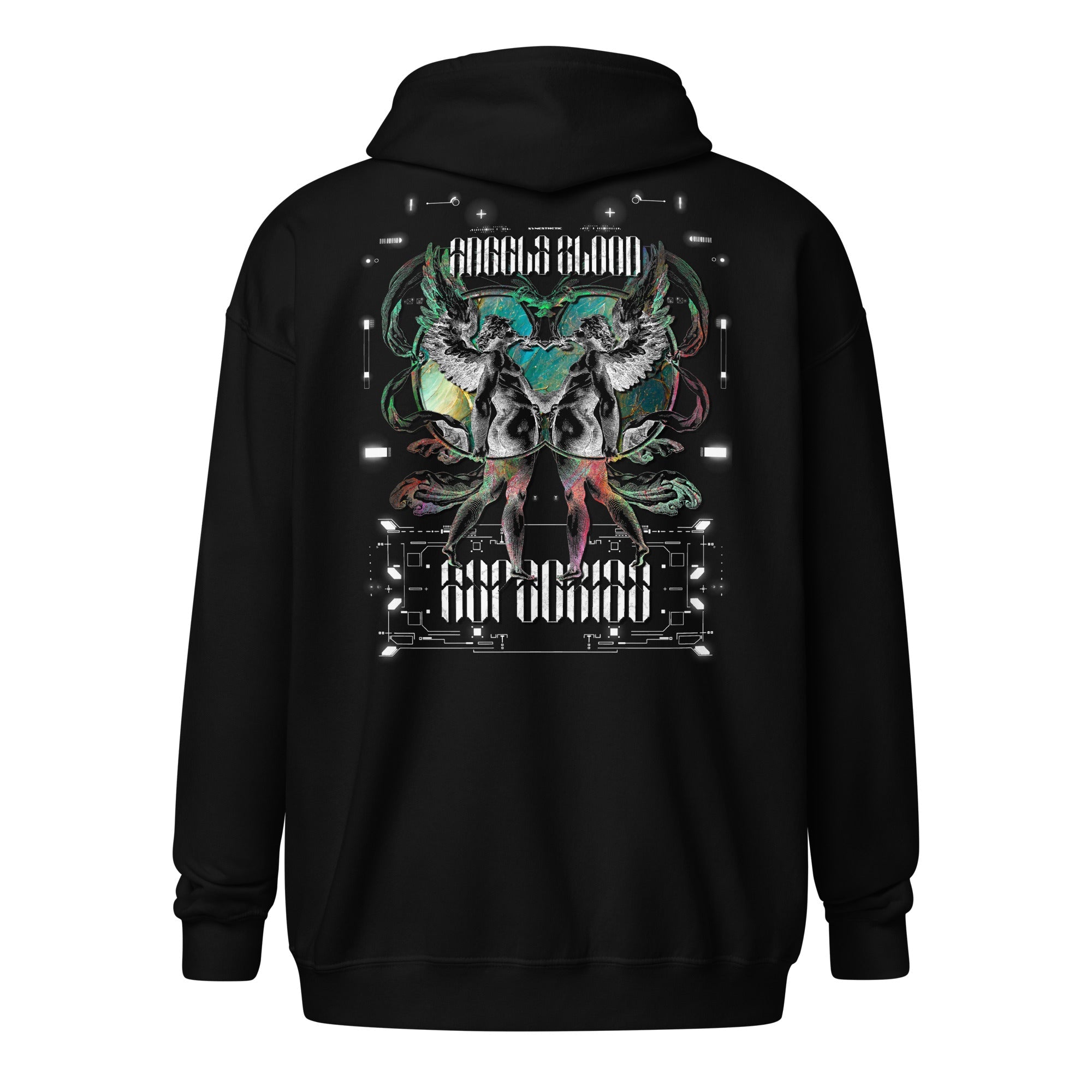 ANGELS BLOOD Unisex heavy blend zip hoodie - Synesthetic