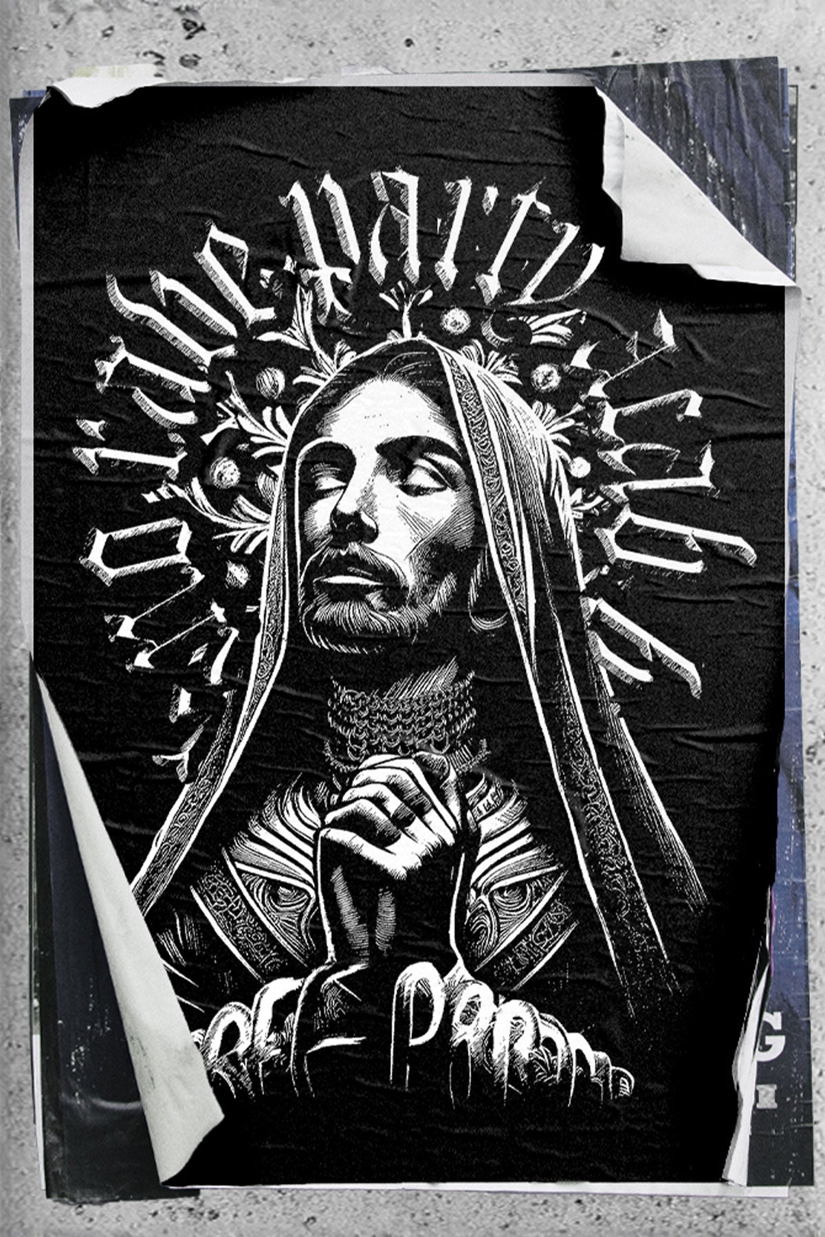 Praying Rave Pray for Rave Poster – Synesthetic