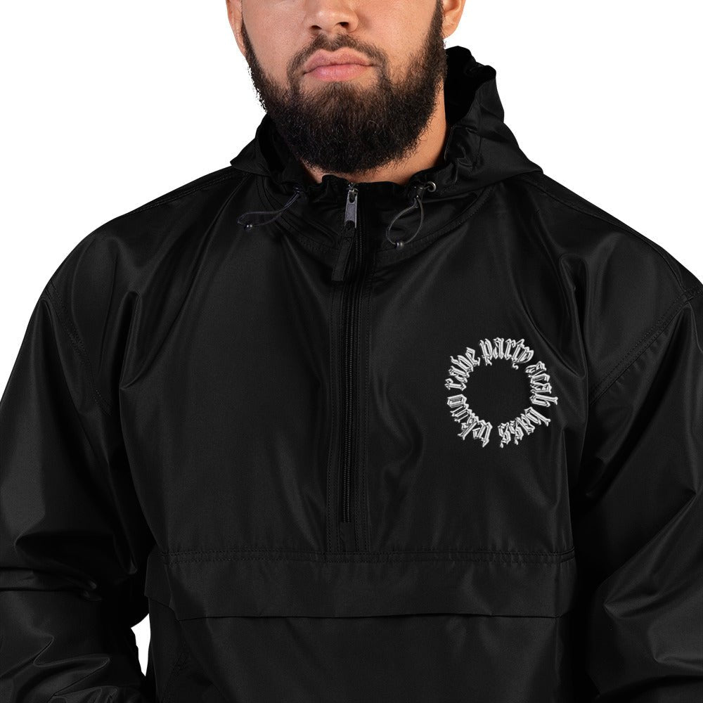 Champion Pray for Rave Embroidered Champion Packable Jacket - Synesthetic