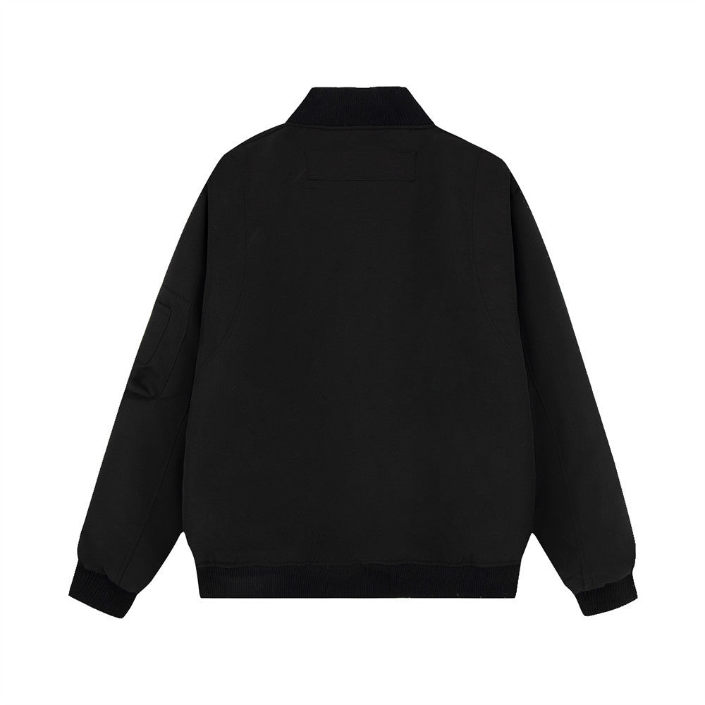 Cross Patch Flight Jacket - Gray L