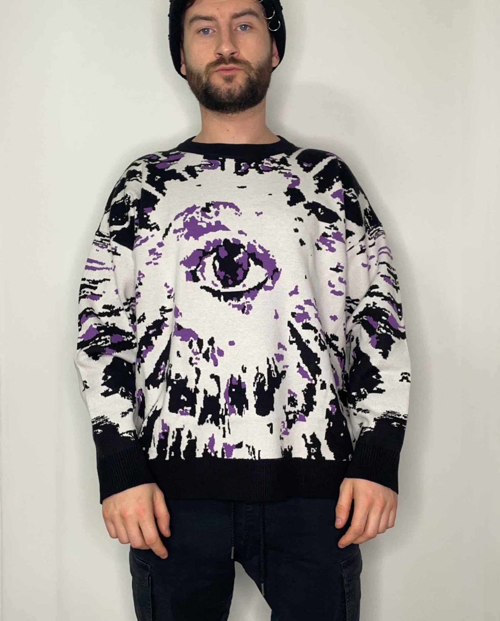 Eye of Providence Loose Sweater - Synesthetic