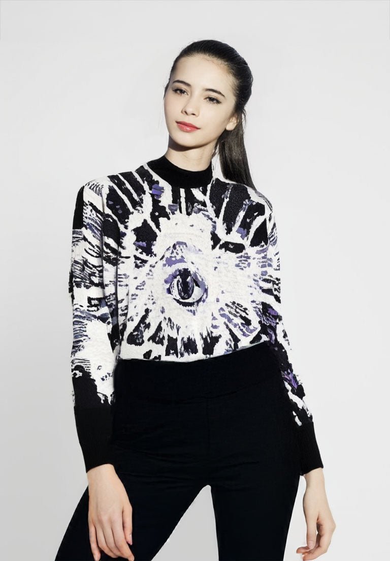 Eye of Providence Loose Sweater - Synesthetic