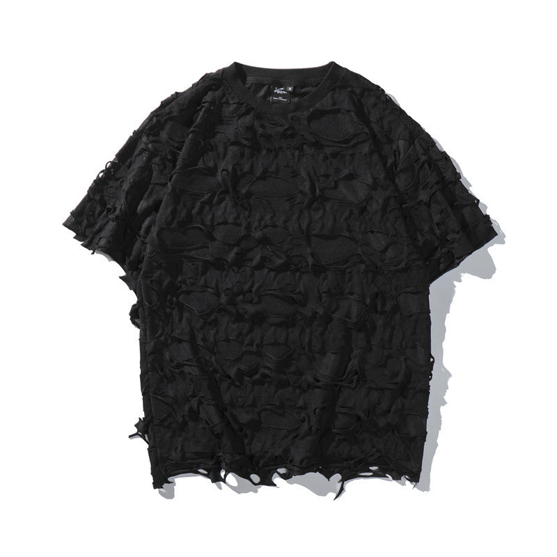 ripped techwear tee
