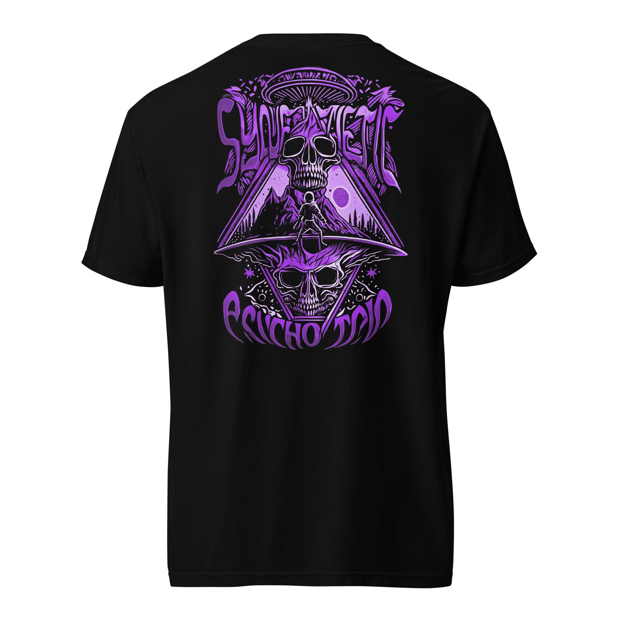 Psycho Trip Purple Unisex garment-dyed heavyweight t-shirt