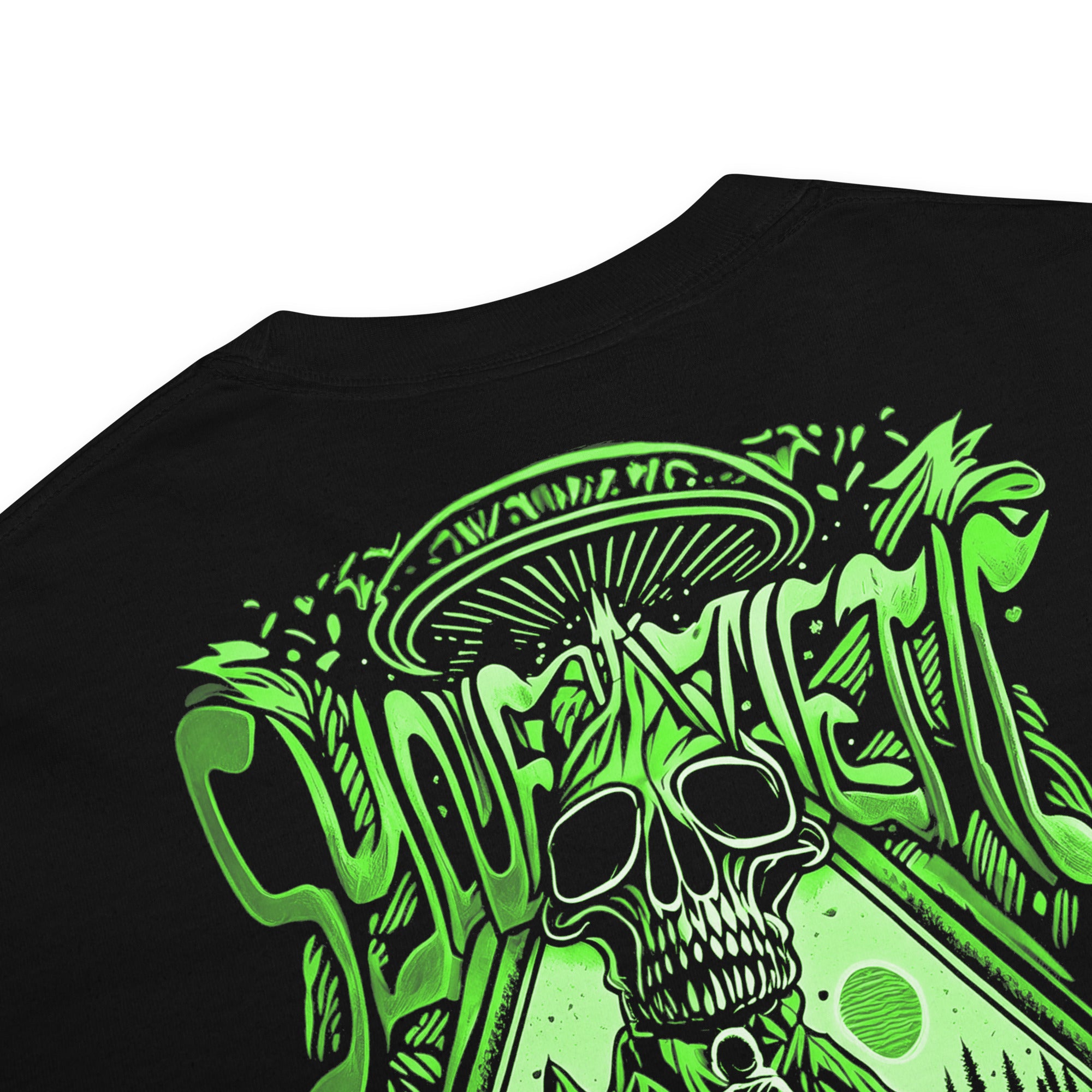 Psycho trip Green Unisex garment-dyed heavyweight t-shirt